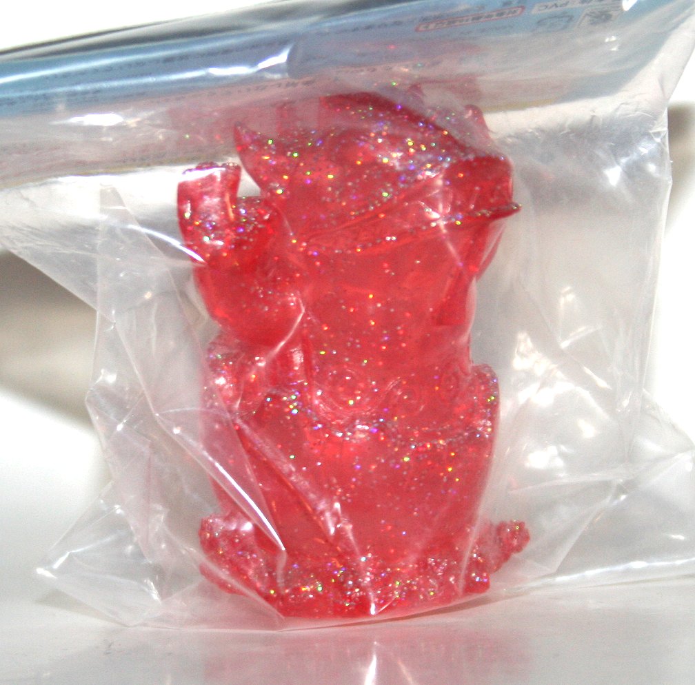 Monstock Unpainted Clear Red Lame Space Squid Ikangu