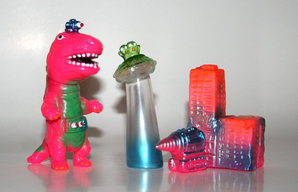 Snow Peace Toy Pink Tyrannosaurus Set