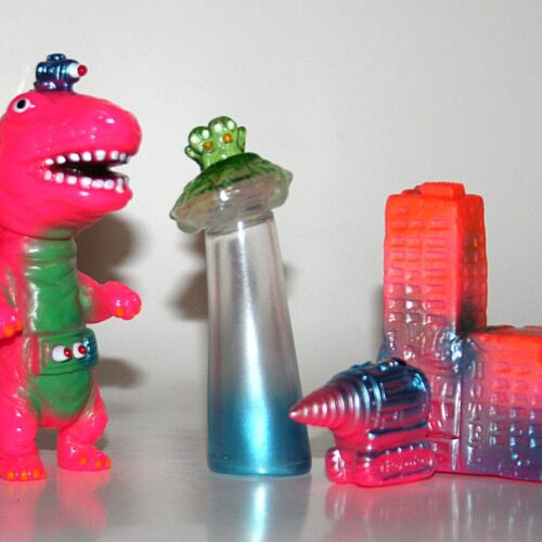 Snow Peace Toy Pink Tyrannosaurus Set