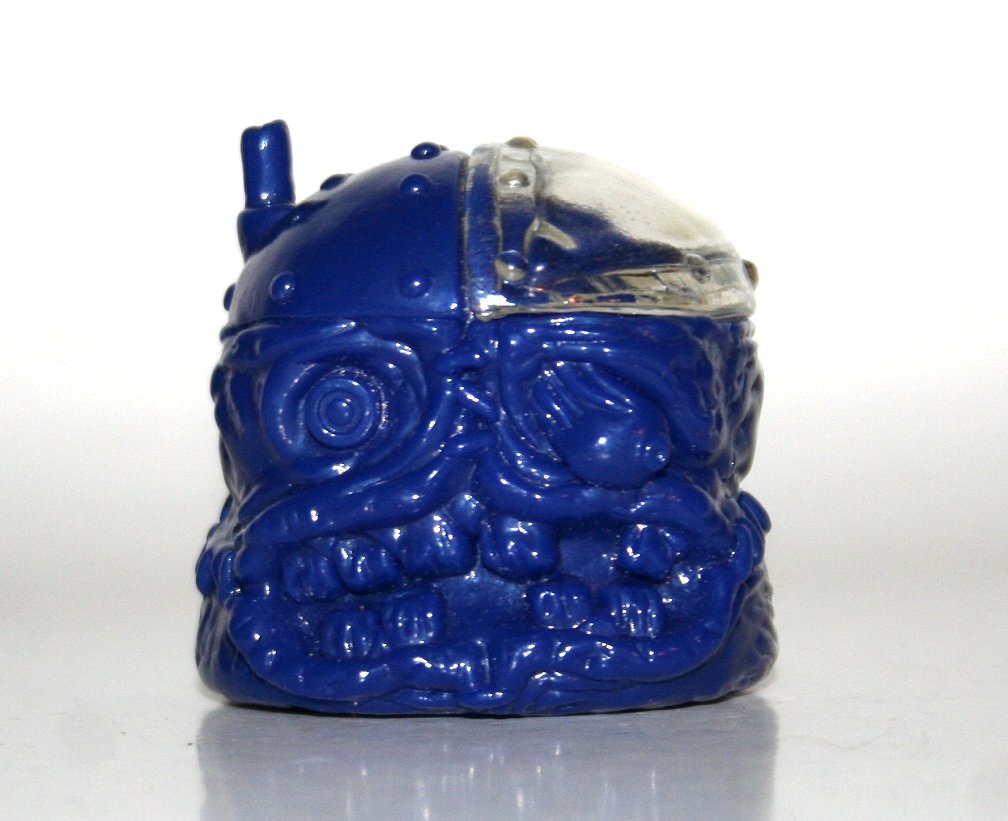 Splurrt Dk Blue and Clear Mecha Brain Cadaver Kid Head