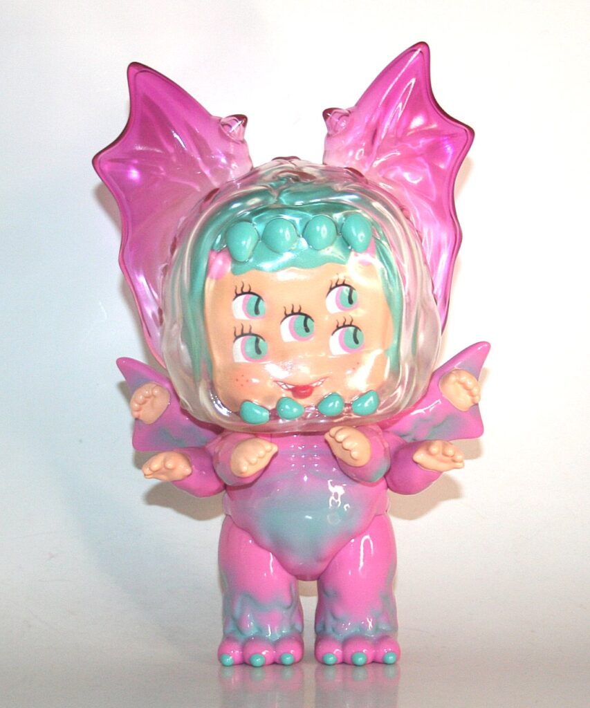 MVH x Abao x Unbox Pink Freak Babi Vinyl Figure | Vicious Fun