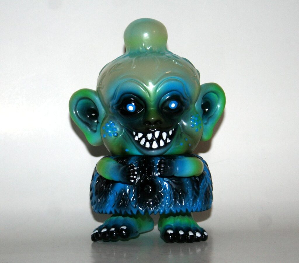 Violence Toys Black and Blue on Glow One Off Lil Bobee