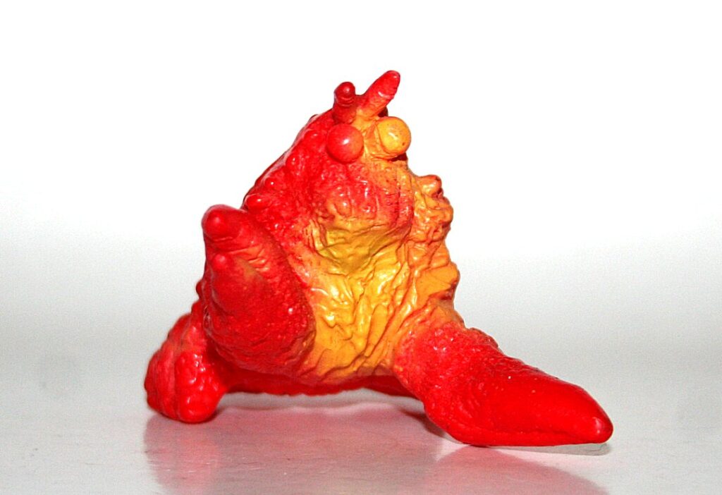 Bear Model Painted Red Ganime
