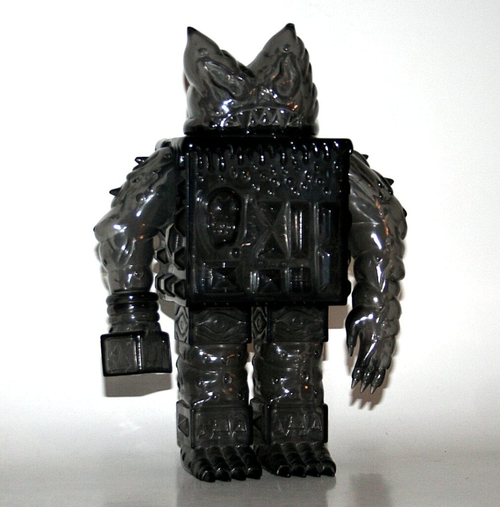 chompton × draculazer demon robot Draculazer x Chompton Unpainted Clear Black Demon Robot — Vicious Fun