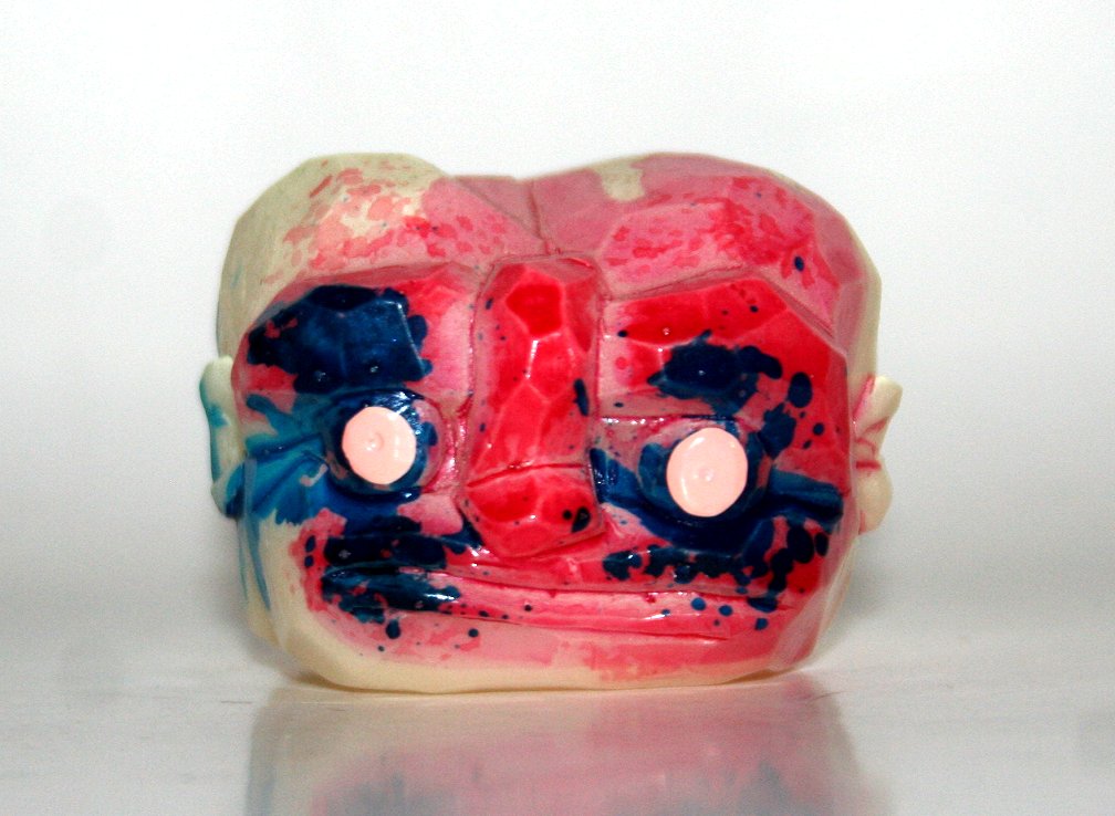 Grody Shogun Pink Eye Glow Karakuri Head