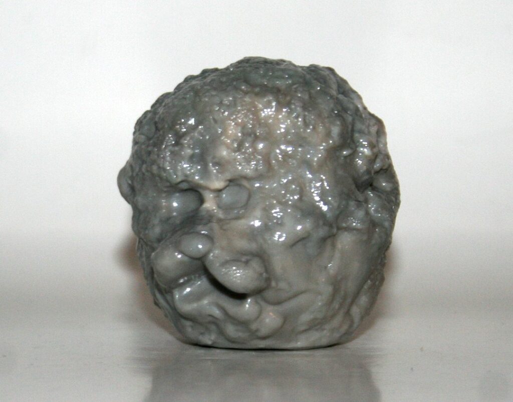 Grody Shogun Unpainted Marbled Grey Fifi Head Only