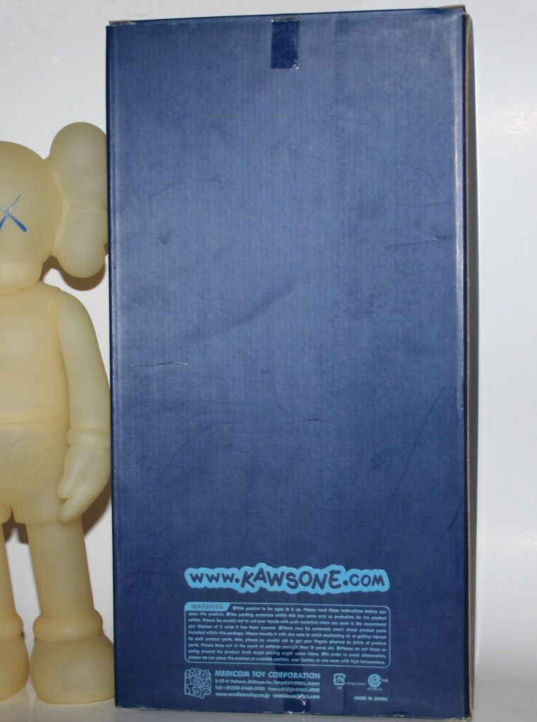 KAWS Five Years Later Blue Glow Companion Vinyl Figure | Vicious Fun