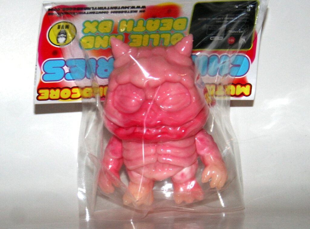 MVH x Unbox Unpainted Marbled Pink and Glow Chibi Death DX
