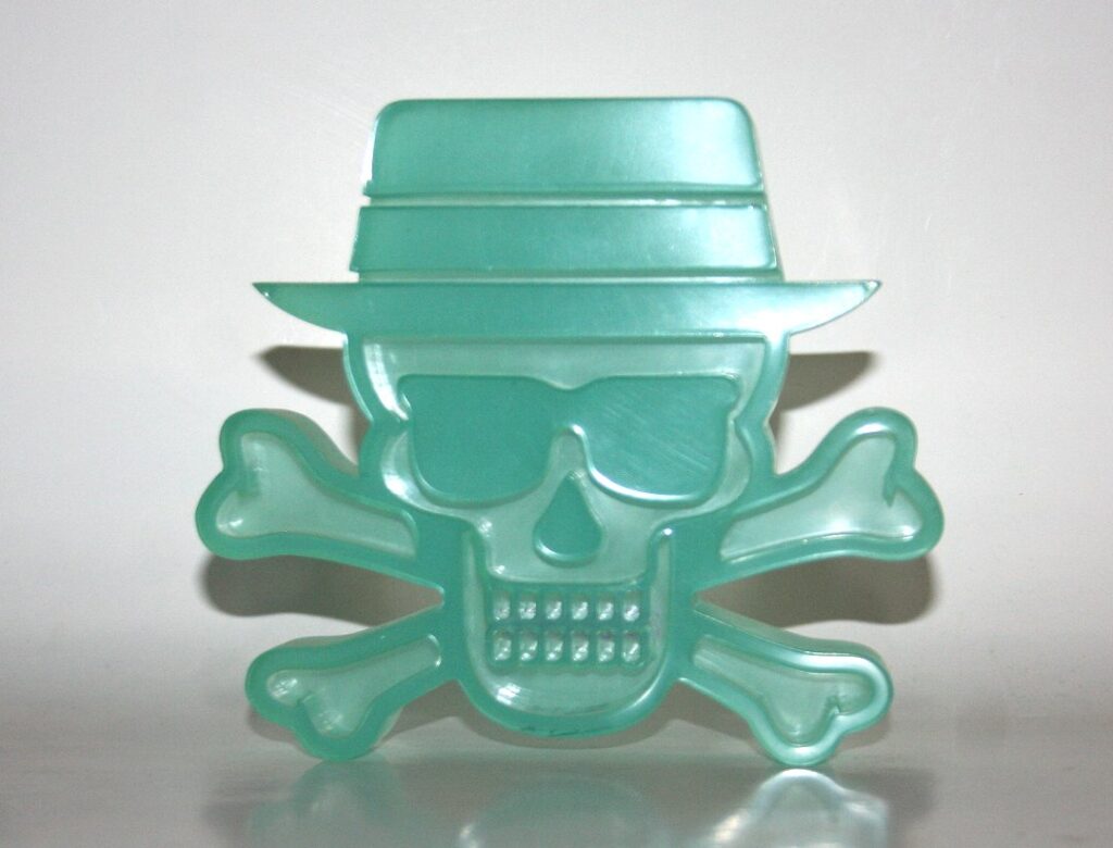Pretty in Plastic x Tristan Eaton Blue Sky Heisenberg Skull