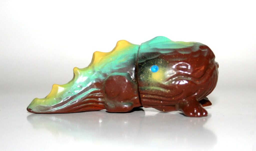 Science Patrol x Gravy Toys Green on Brown Peanut Killer