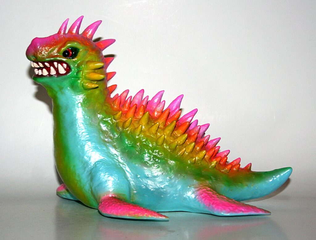 Bemon Light Blue Test Paint Sea Monster
