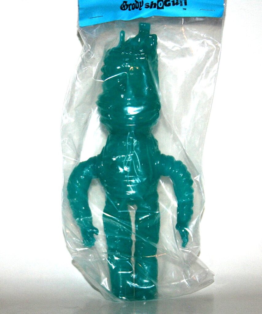 Grody Shogun Unpainted Teal Roly Poly Man