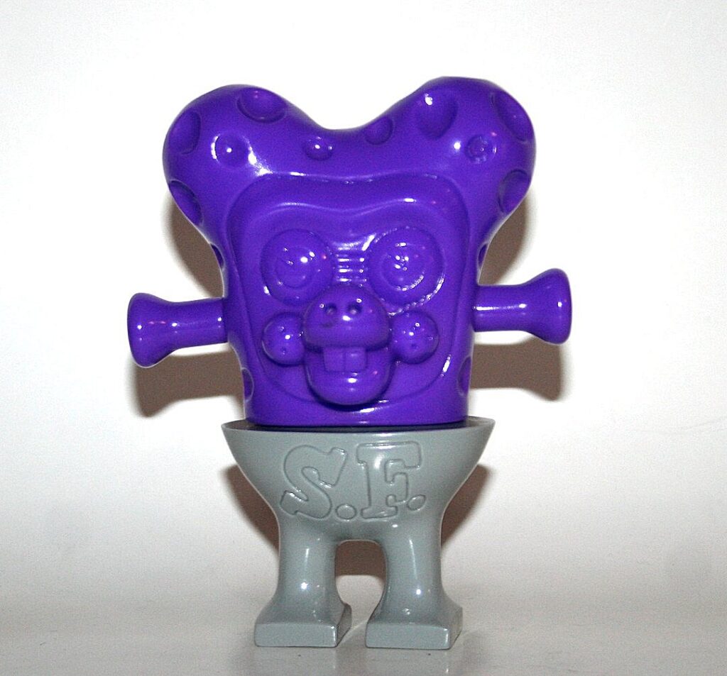 Headlock Studio Purple and Grey Cheese Man