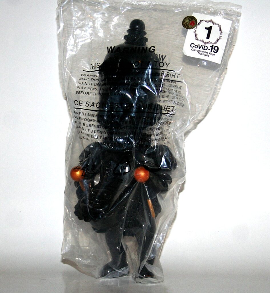 Kikkake Toy Unpainted Black Auspicious Guy