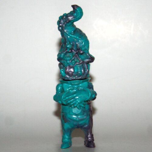 Motley Miscreations Blue and Purple Lame Tentaskull