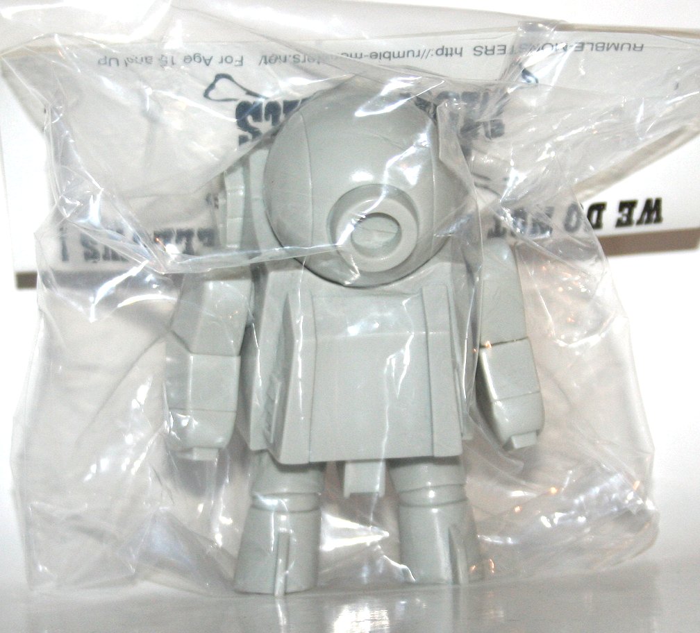 Rumble Monsters Unpainted Grey Tank Robot Seven