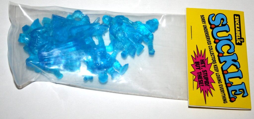 Suckadelic Suckle Series 2 Clear Blue Set of 10