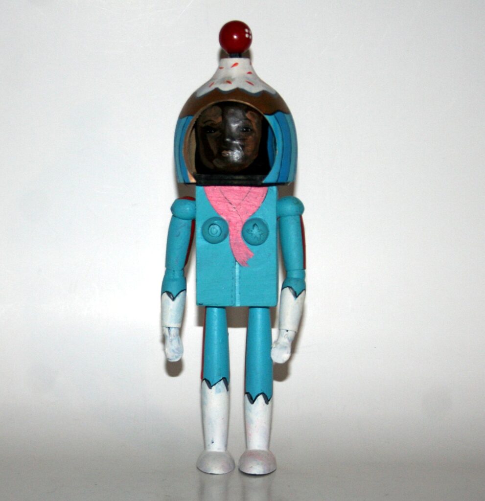David Choe Choegal x Ningyoushi Blue Cupcake