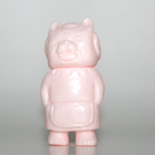 Dehara Unpainted Flesh Mini Neko Obasan