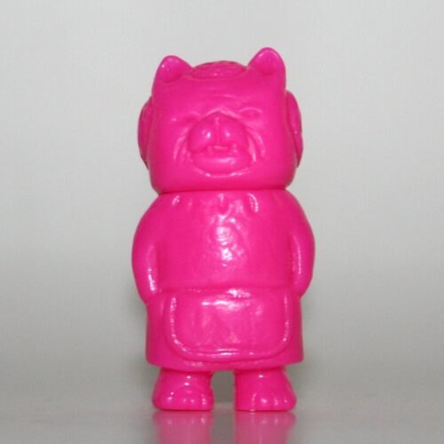 Dehara Unpainted Pink Mini Neko Obasan