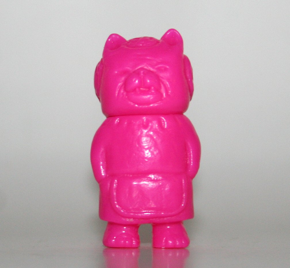 Dehara Unpainted Pink Mini Neko Obasan