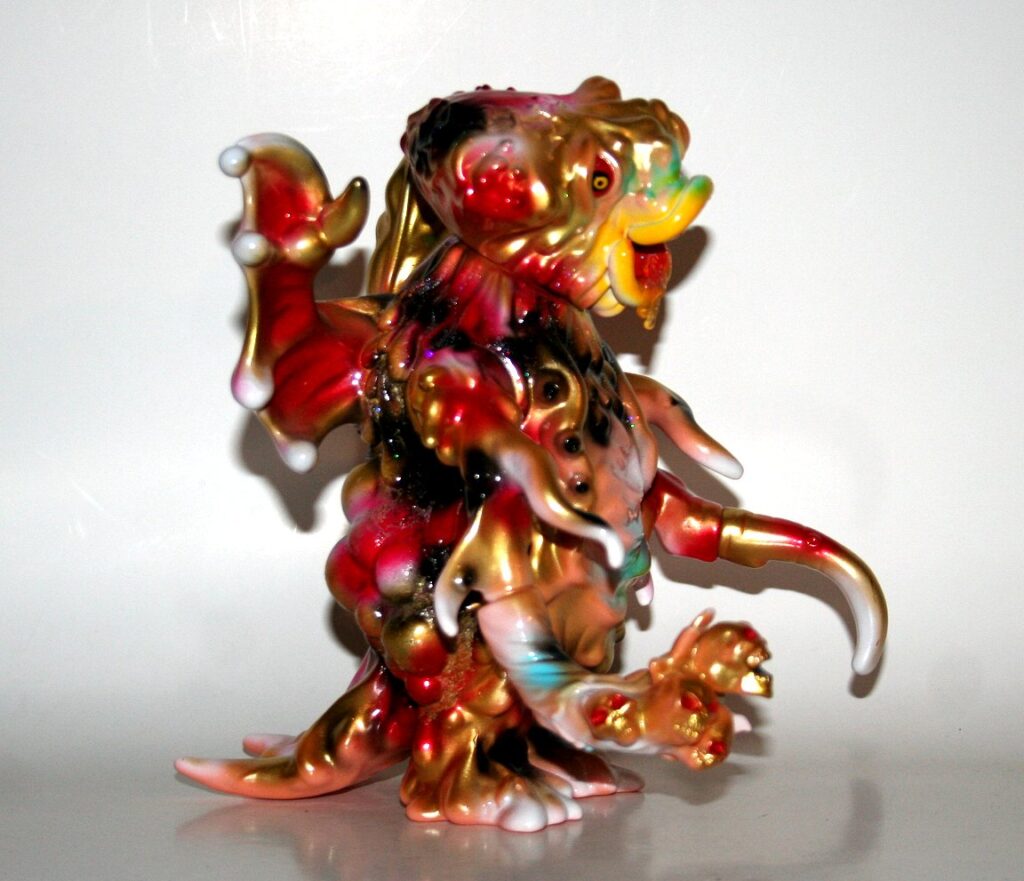 Blobpus ソフビ　DOKUGAN Blink ver. Blobpus Custom Mutant Dokugan Kaiju | Vicious Fun