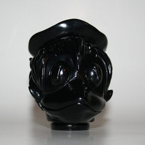 MVH Unpainted Black Kappa Willie Feral Kid Head