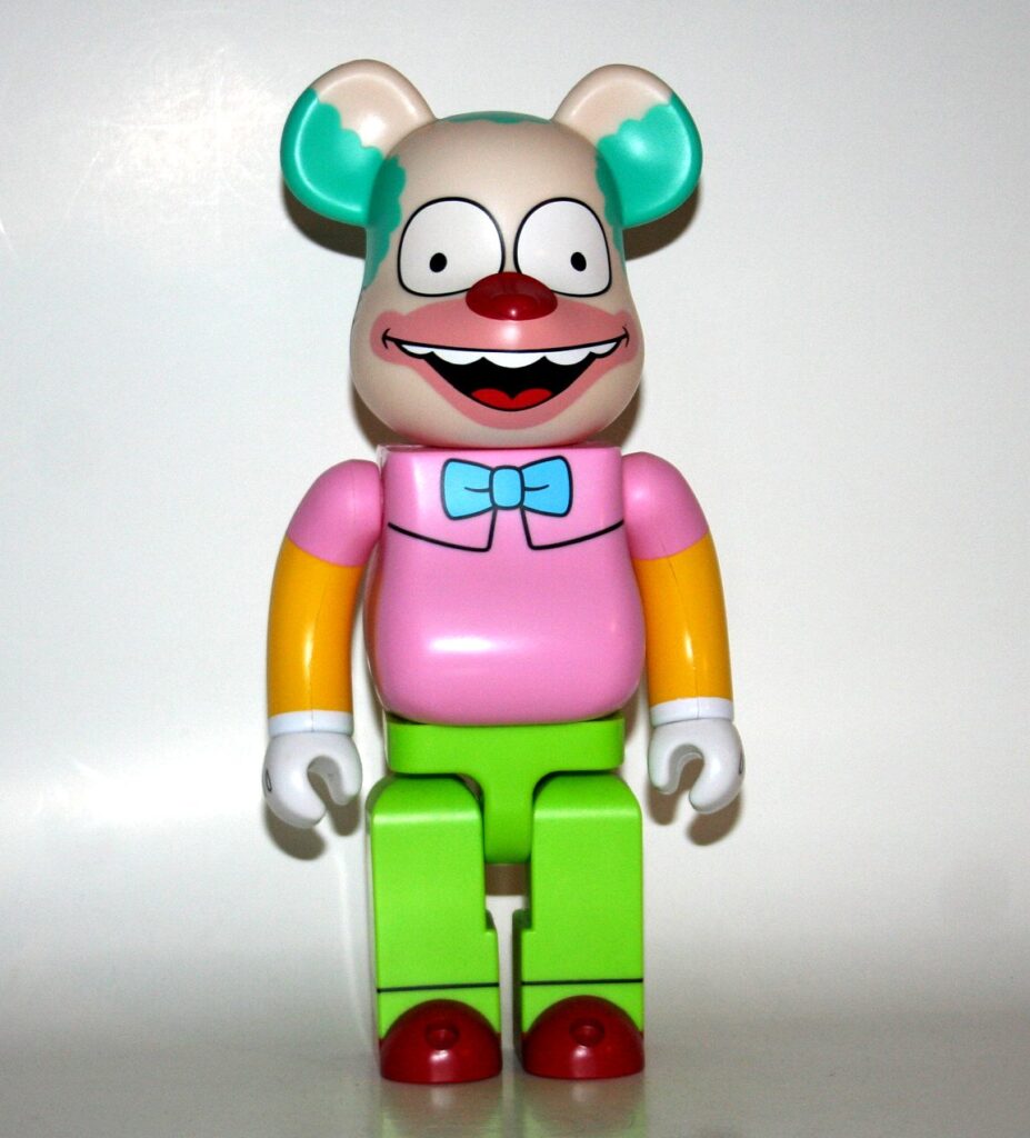 MEDICOM TOY - MEDICOM TOY メディコムトイ BE@BRICK krusty the clown クラスティ 1000% ベアブリック フィギュア マルチ Medicom x The Simpsons 400% Krusty the Clown Be@rbrick — Vicious Fun