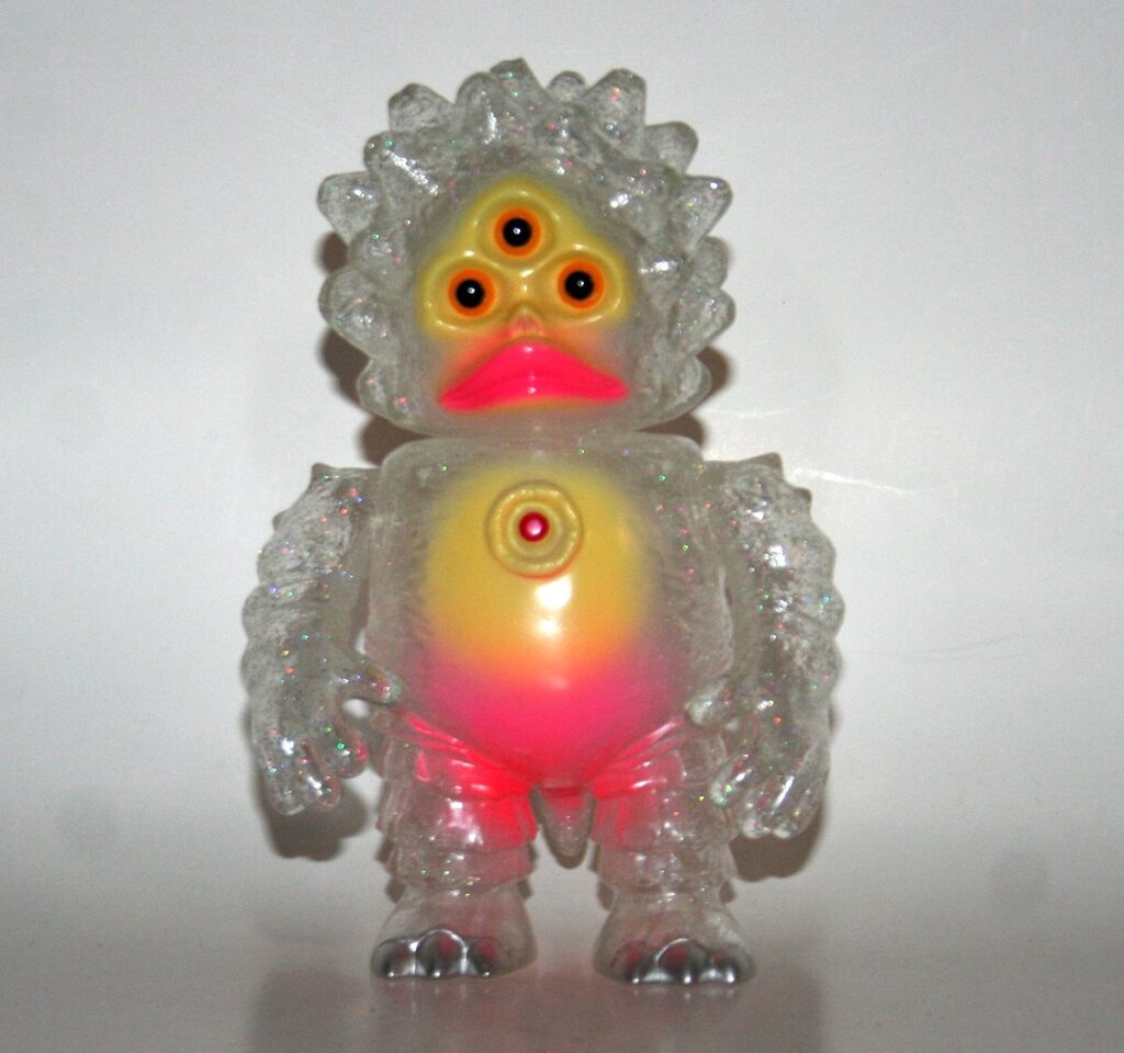 Terrible Whore Clear Lame Aiko F@ck Q Sofubi Figure | Vicious Fun