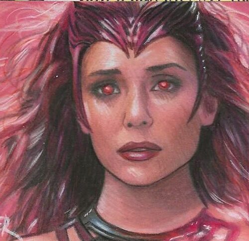 BlackHilt Studio Javier Gonzalez Scarlet Witch Sketch Card