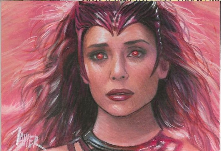 BlackHilt Studio Javier Gonzalez Scarlet Witch Sketch Card