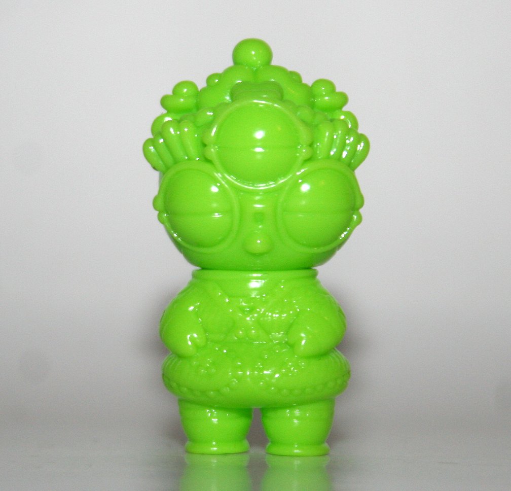 Science Patrol Unpainted Green Micro Three Eye Shakokitachi