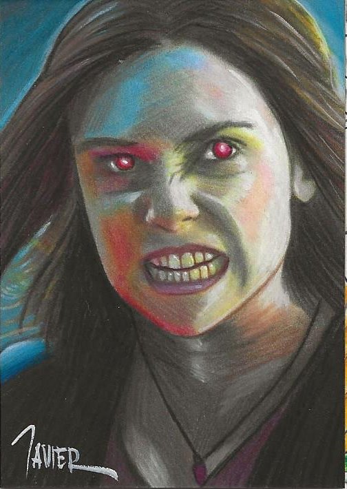 BlackHilt Studio Javier Gonzalez Scarlet Witch Sketch Card V3
