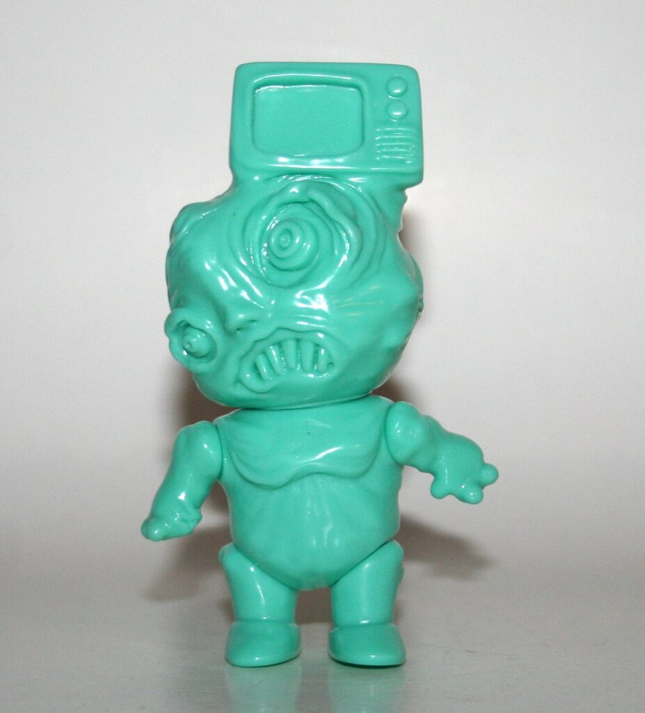 Phobia Toys Unpainted Teal TV Head