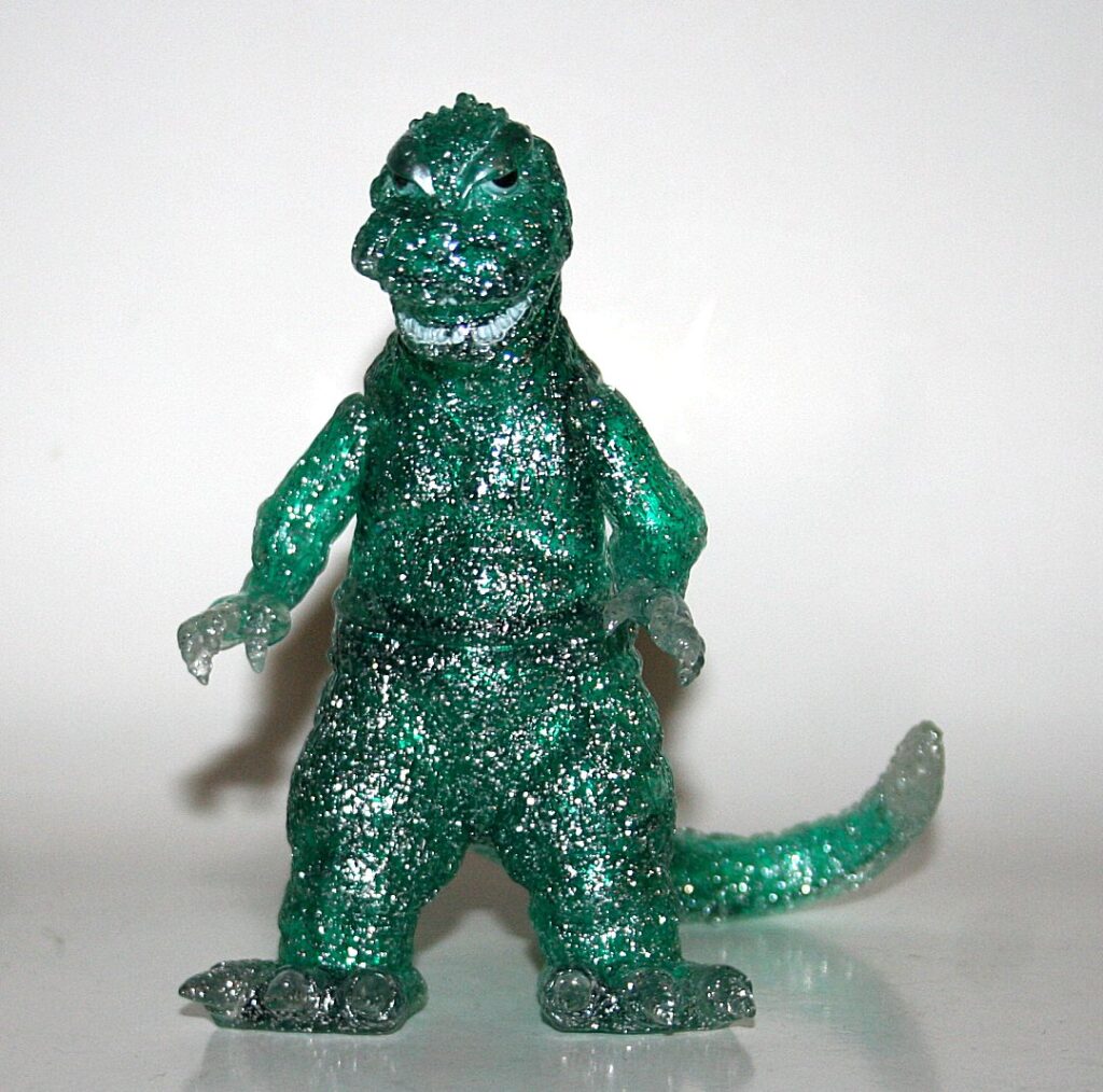 Y-MSF Clear Lame Green MosuGoji Godzilla