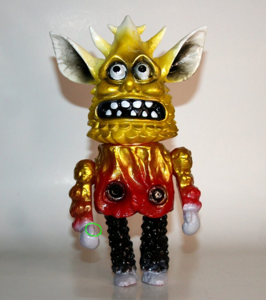 Grody Shogun Ghostly Gold Moloch Monster
