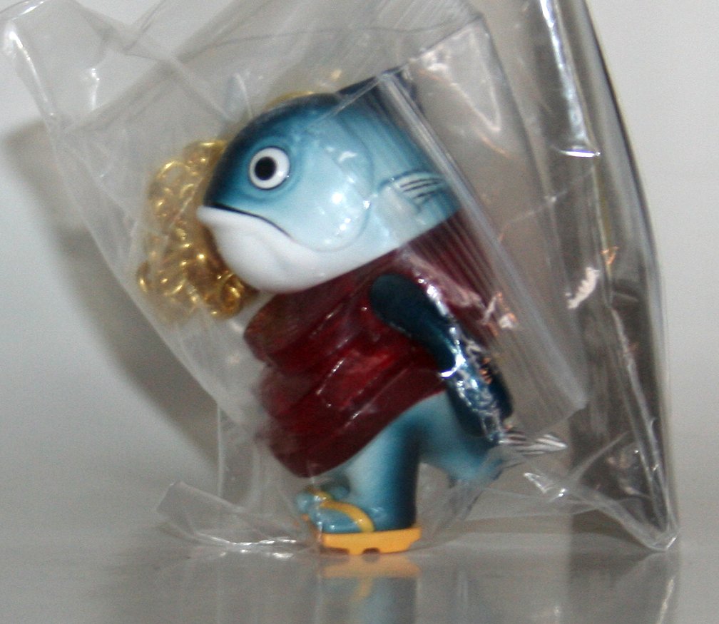 Mame Moyashi x Instinctoy Salmon Keychain
