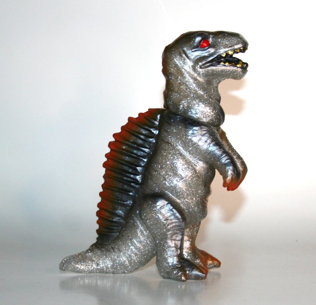 Futile Toy Silver Lame Space Dino
