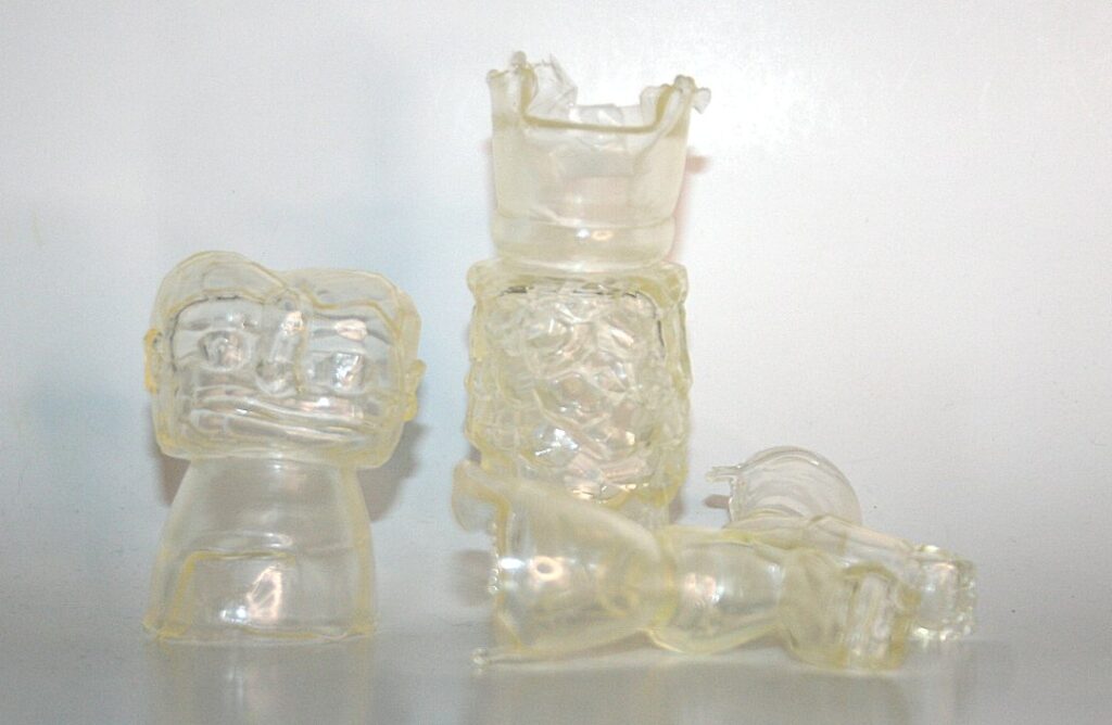 Grody Shogun Uncut Unassembled Clear Karakuri