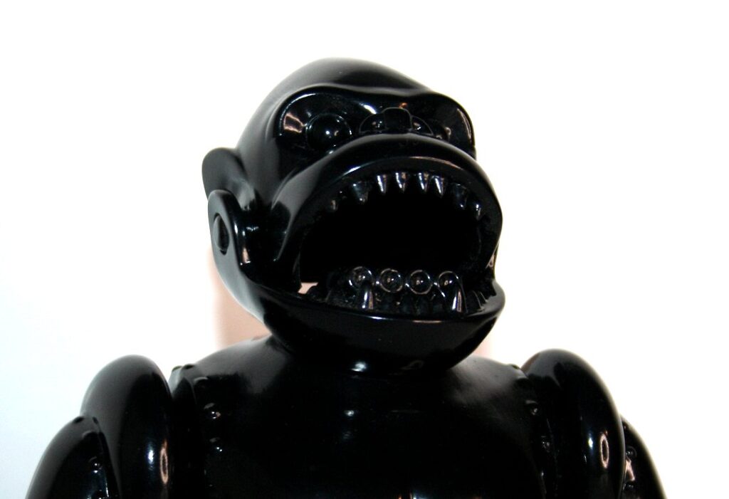 Shameless Toy Unpainted Black MechaGorilla — Vicious Fun