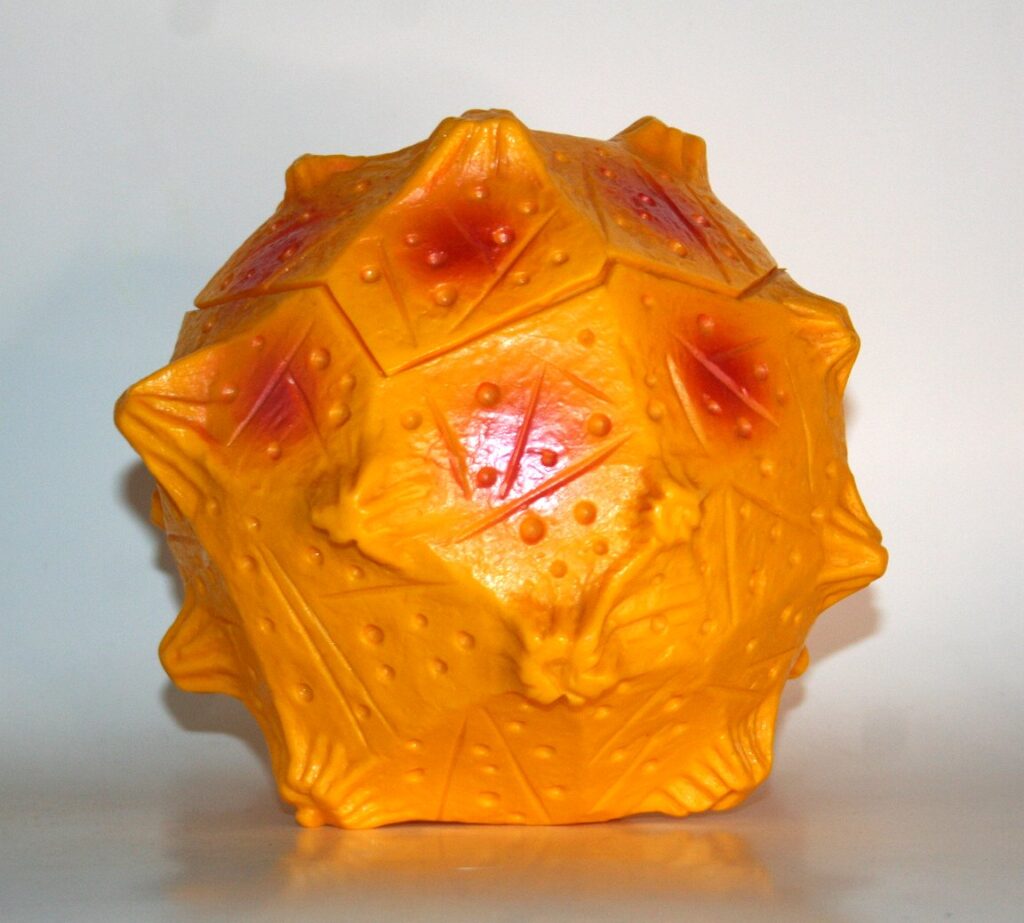 M1 Painted Yellow Meteorite