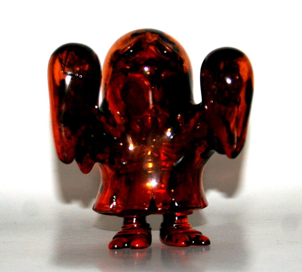 Secret Base Clear Orange with Black Rub Obake Ghost V2
