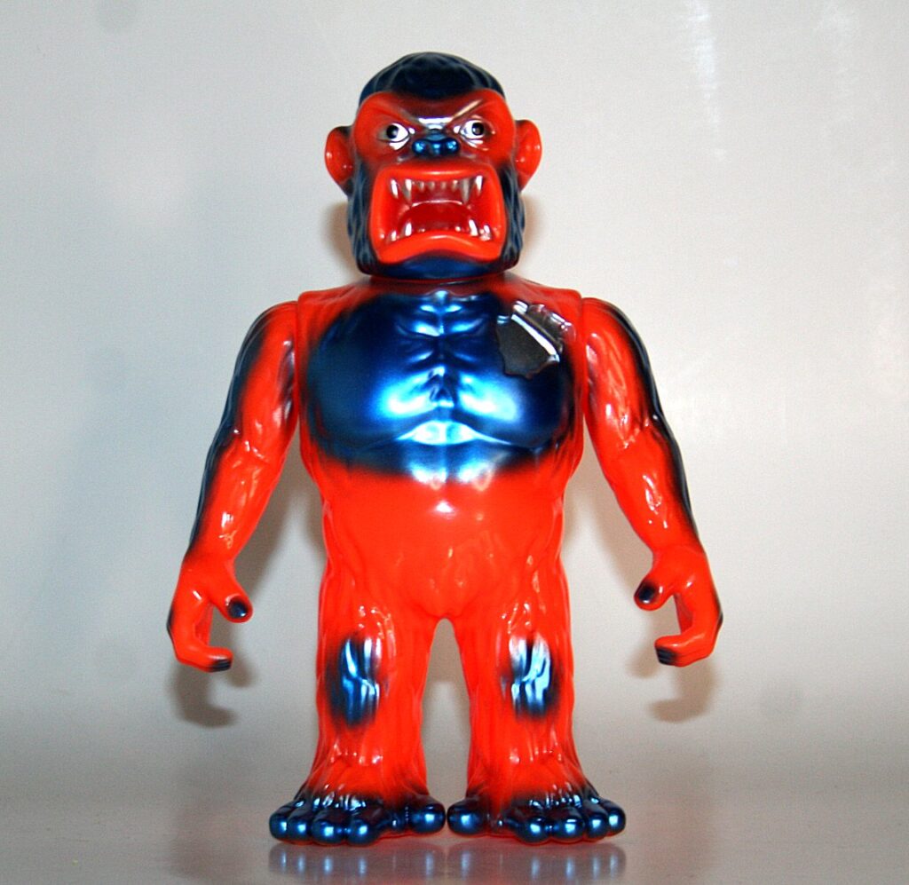 Shameless Toy Metallic Blue on Orange King Kong — Vicious Fun