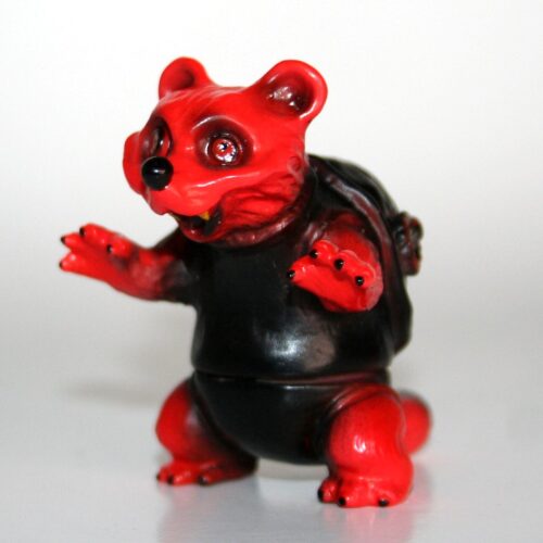 Undead Toys Black on Orange Mini Bunbuku Chagama