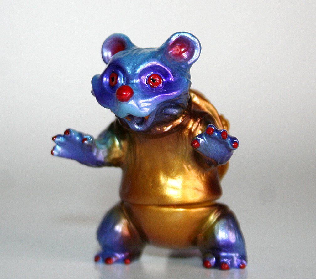 Undead Toys Purple and Black Mini Bunbuku Chagama
