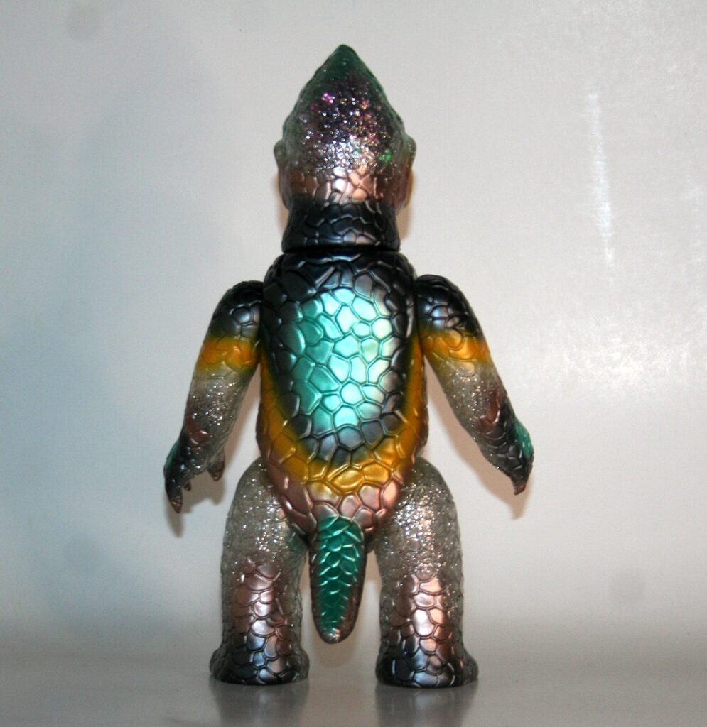 Gargamel x KC Custom Silver Lame Zagoran Sofubi Figure | Vicious Fun