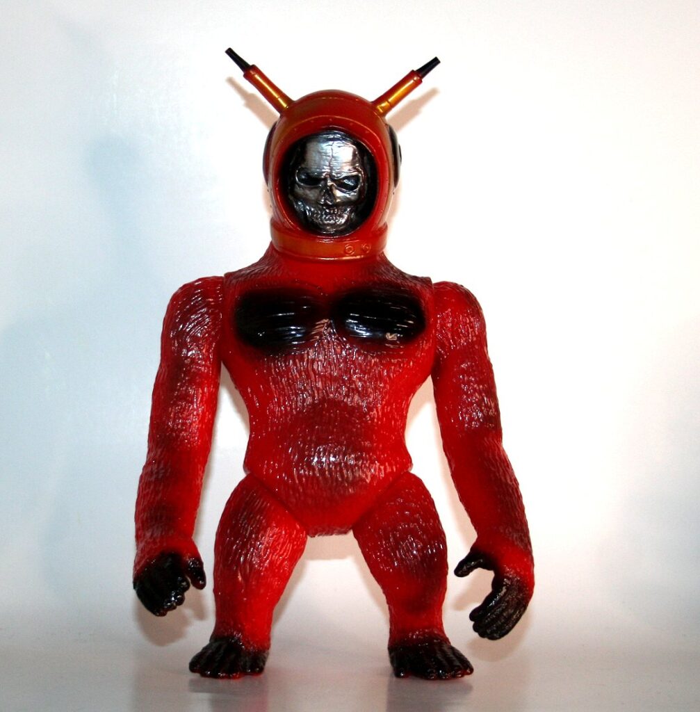 Skull Head Butt Red Robo Kong
