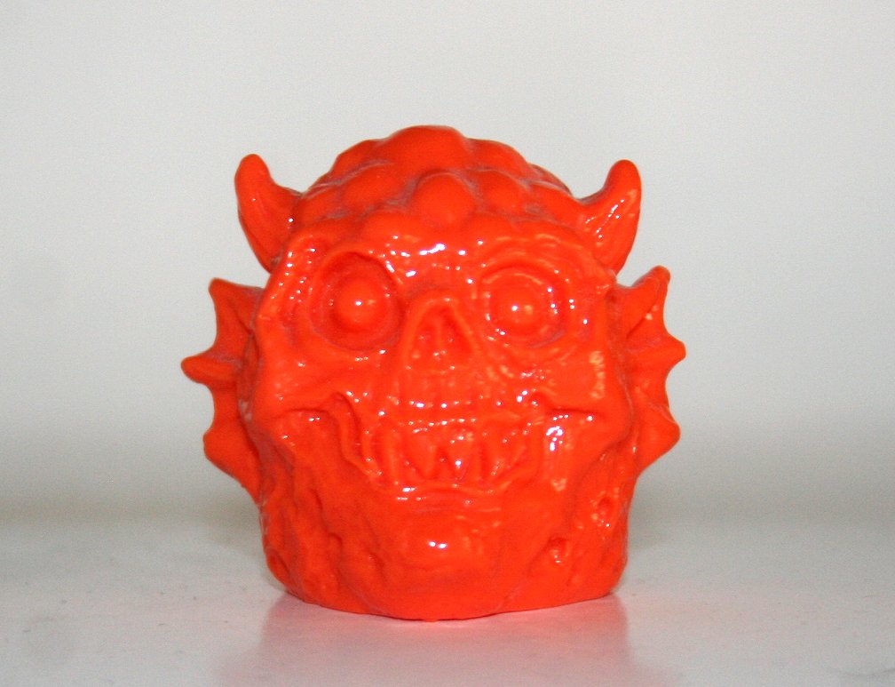The Devils Kaiju Orange Aleister Growley Head
