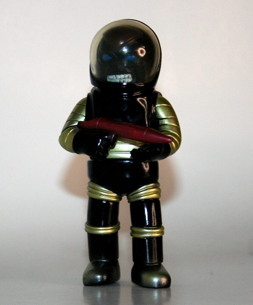 Toygraph Black and Gold Gun Hand Space Trooper