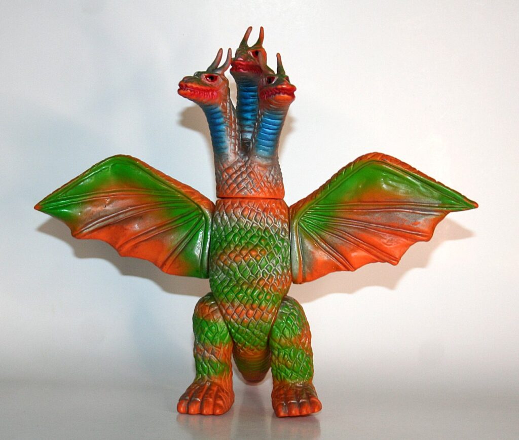 Bullmark Vintage Orange King Ghidorah Sofubi Figure | Vicious Fun